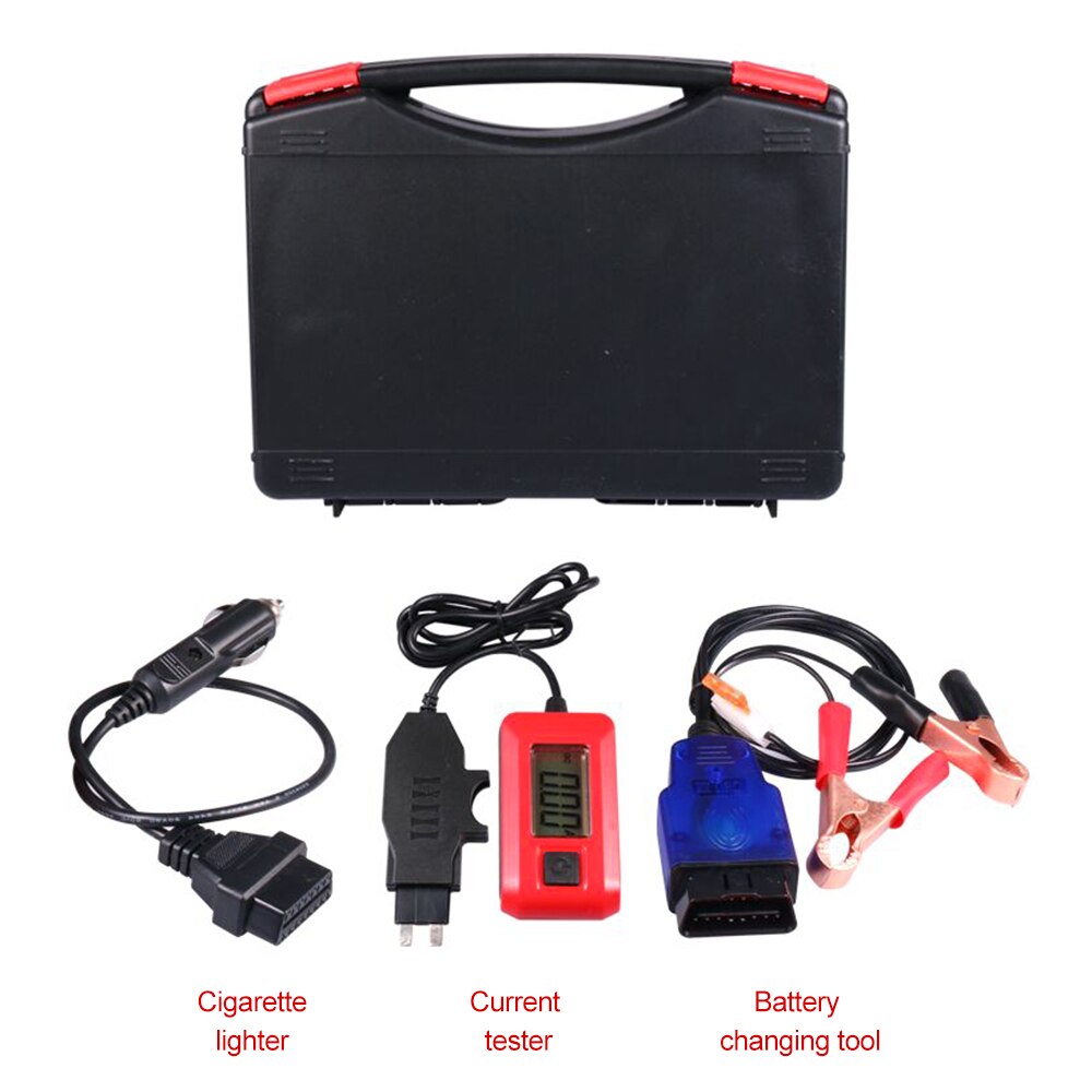 Car Automotive Diagnostic Test Tool Circuit Tester Electric Leakage Detector Digital LCD Car Dark Current Tester Probe Kit