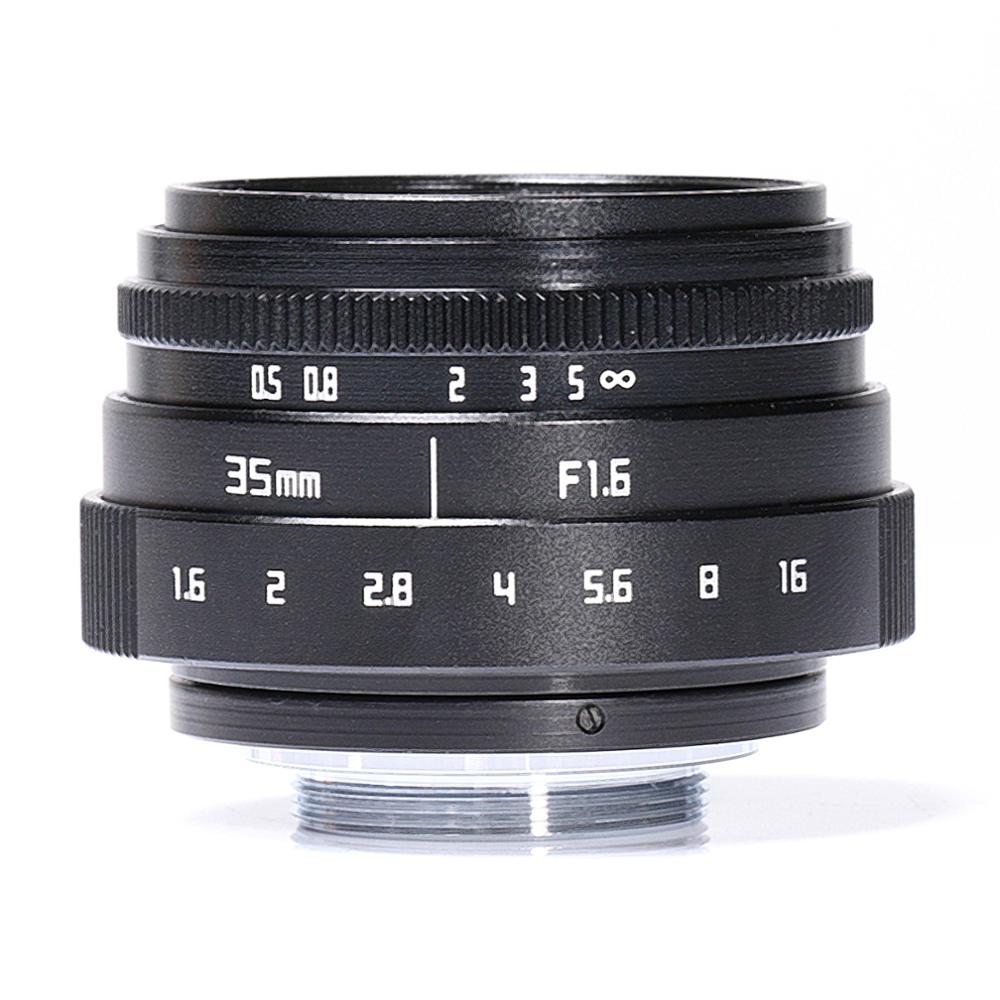 Mini 35Mm F/1.6 C Mount Cctv F1.6 Lens Voor Canon Eos M EF-M Fuji Fujifilm Fx sony Nex A6300 A6000 Mirrorless Camera