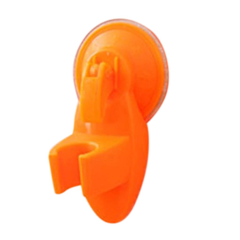 Bathroom Strong Attachable Shower Head Holder Movable Bracket Powerful Suction Shower Seat Chuck Holder: 6