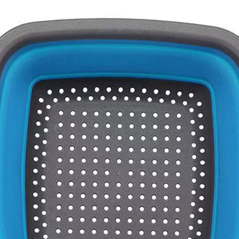 Silicone Folding Drain Basket Fruit Vegetable Washing Basket Foldable Strainer Colander Collapsible Drainer Kitchen Storage Tool