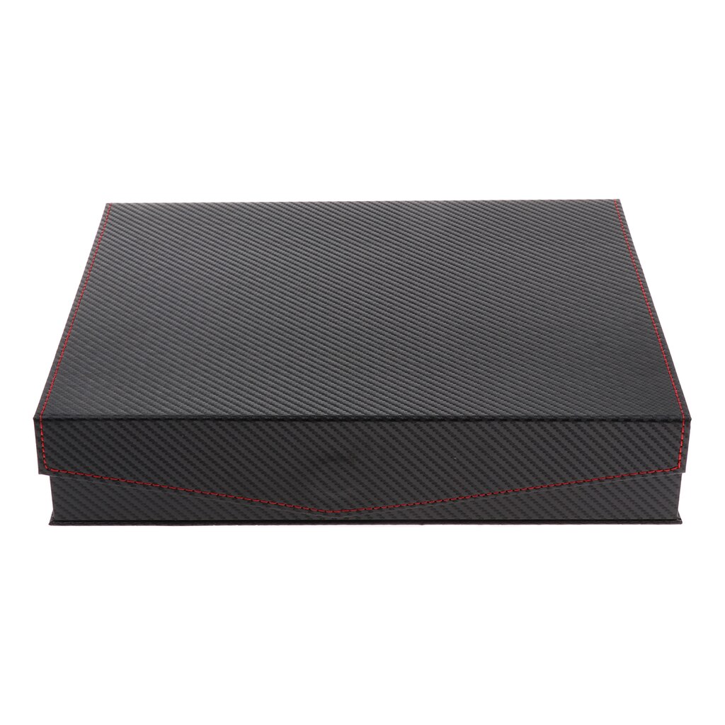 Black Multi-Purpose Display Hard Case with 10 Slots for Glasses,Watches,Necklaces,Bracelets,Hair Accessories