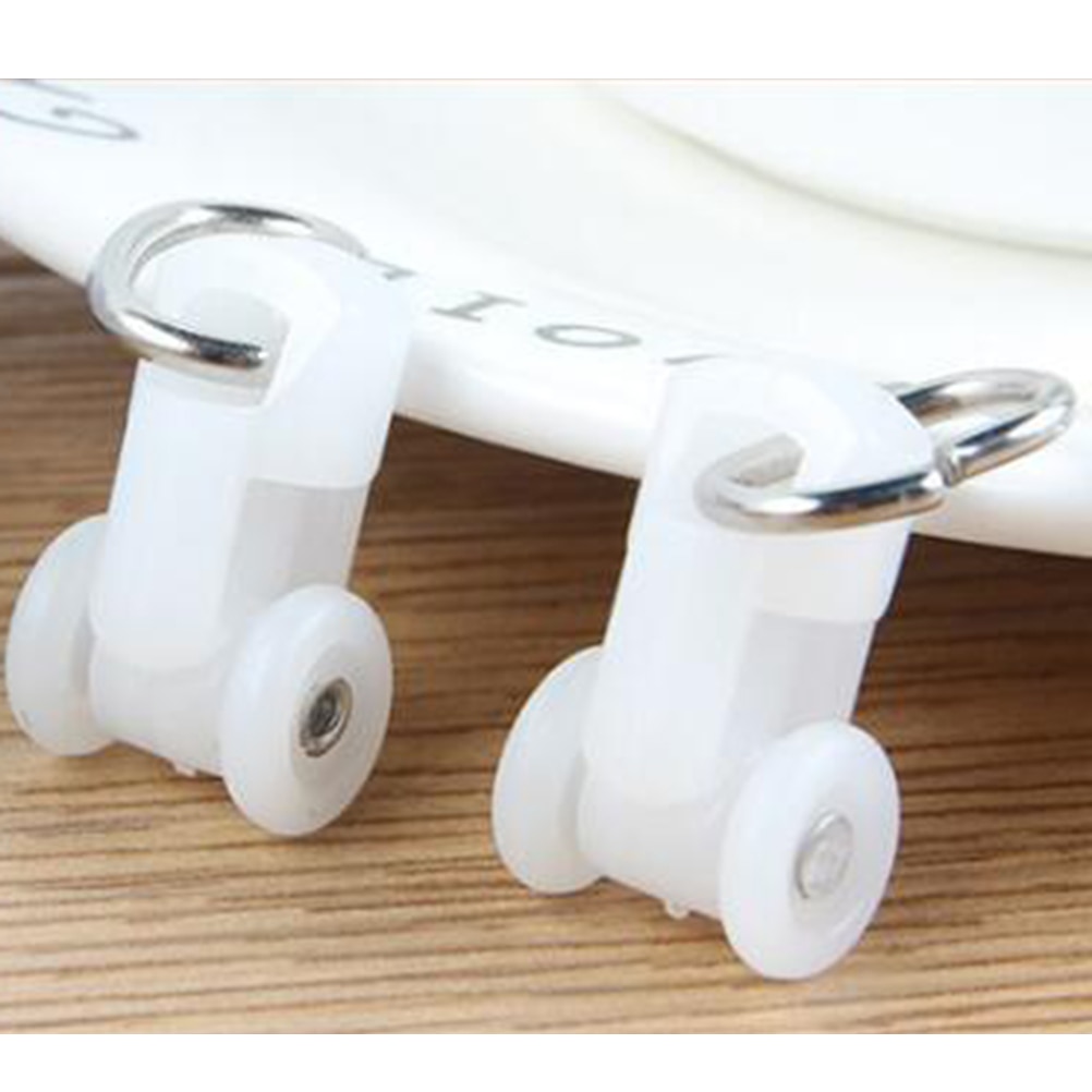 Rideaux roulants de 50 pièces | Accessoires de Rail de rideau, poulie de piste muette, crochet de boule, Rail de rideau à roulettes