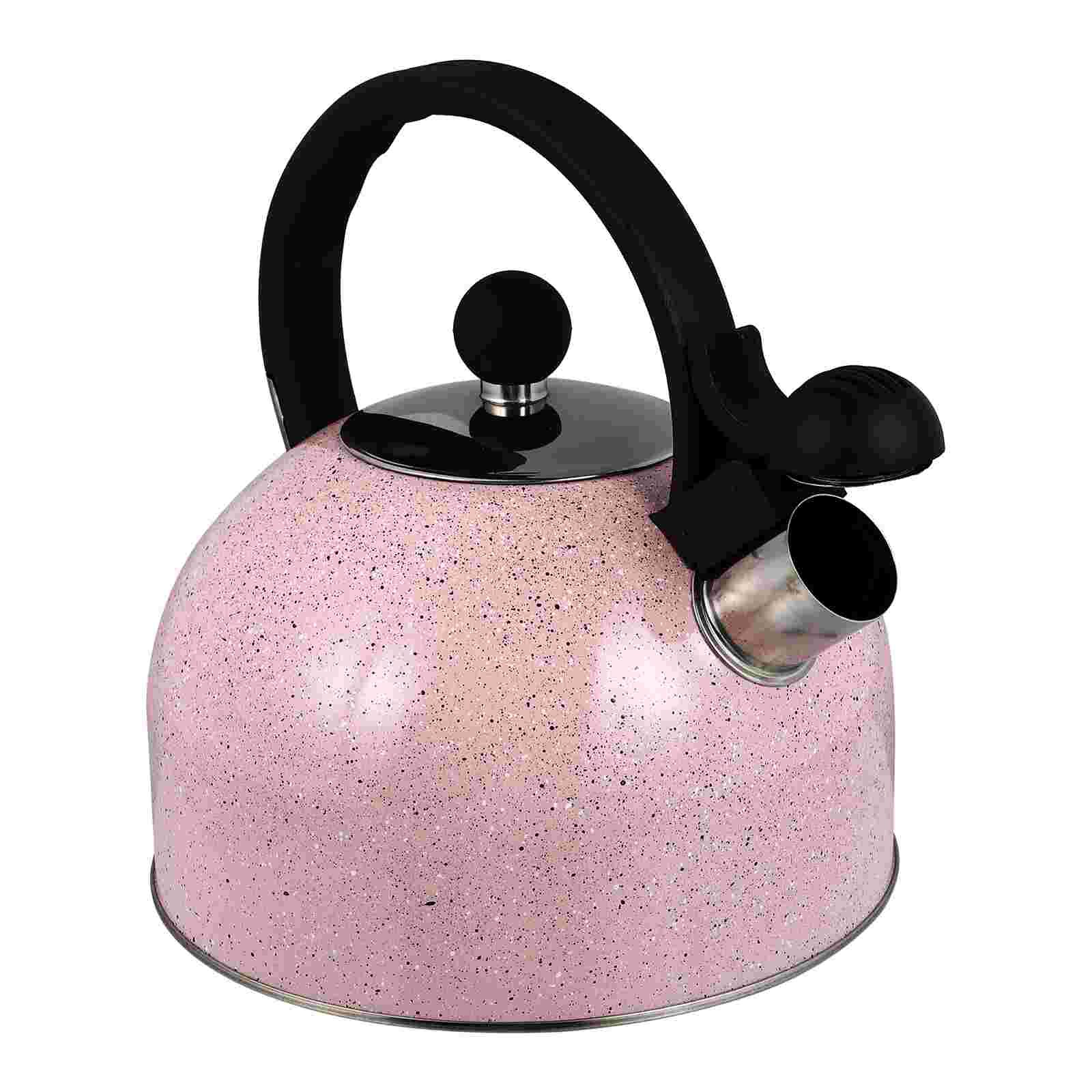 1pc Whistling Kettle 2.5L Stainless Steel Whistle Tea Kettle Water Bottle Tea Pot )