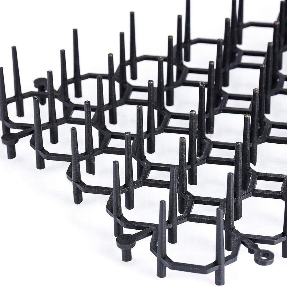 Trädgård katt scat mattor anti-cat prickle strips hålla katten borta säkra plast spik 27*135*485mm 27*160*210mm