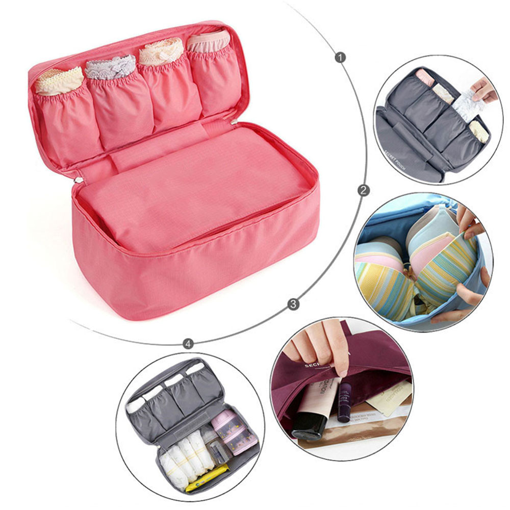 1 x kleding ondergoed opbergtas reis draagbare sokken inpakkubus opbergtas reisbagage make-up tas