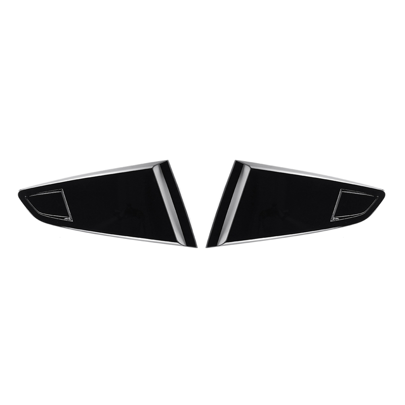 1Pair Car Side Window Quarter Rear Louver Scoops Side Vent Scoop Cover Trim for Ford Mustang 2 Door for Coupe Model