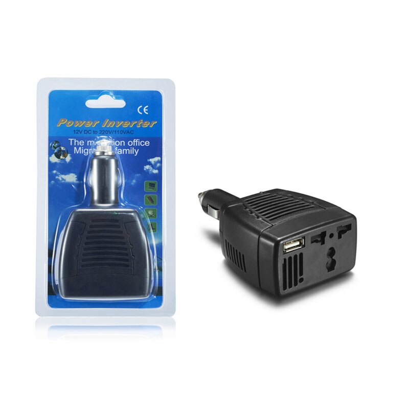 Inverter 12V to 220V car 75W charging with USB12V to 24V car emergency power inverter