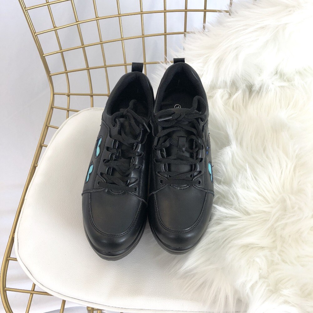 Japonais doux Lolita baskets coeur femmes collège fille étudiants LOLITA chaussures à talons hauts plate-forme chaussures plate-forme éternuements tb003