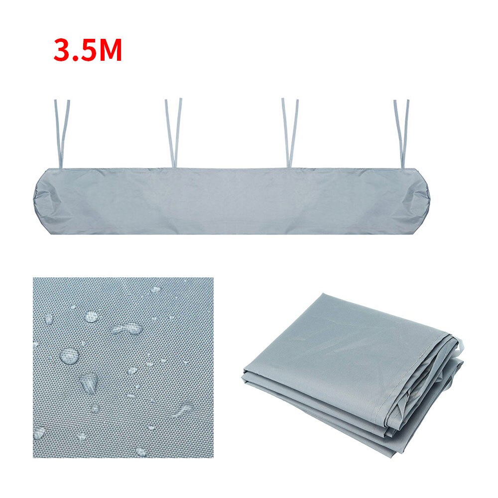 2.5/3.0/3.5/4.0M Oxford Patio Awning Winter Storage Bag Yard Garden Shelter Rain Weather Cover Protector Sun Canopy Cloth: 3.5M