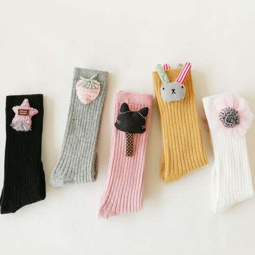 Goocheer Baby Meisjes Peuter Kid Bloem Katoenen Warme Panty Kousen Panty Broek Voor Prinses Meisje 0-3Y
