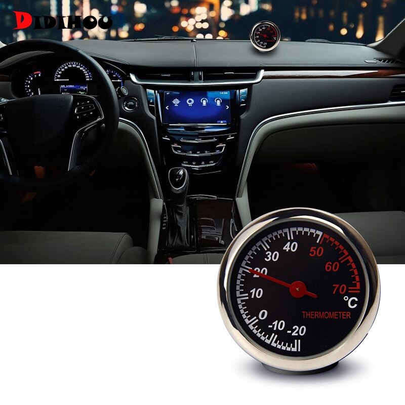 Mini Car Automobile Digital Clock Auto Watch Automotive Thermometer Hygrometer Decoration Ornament Clock In Car kit