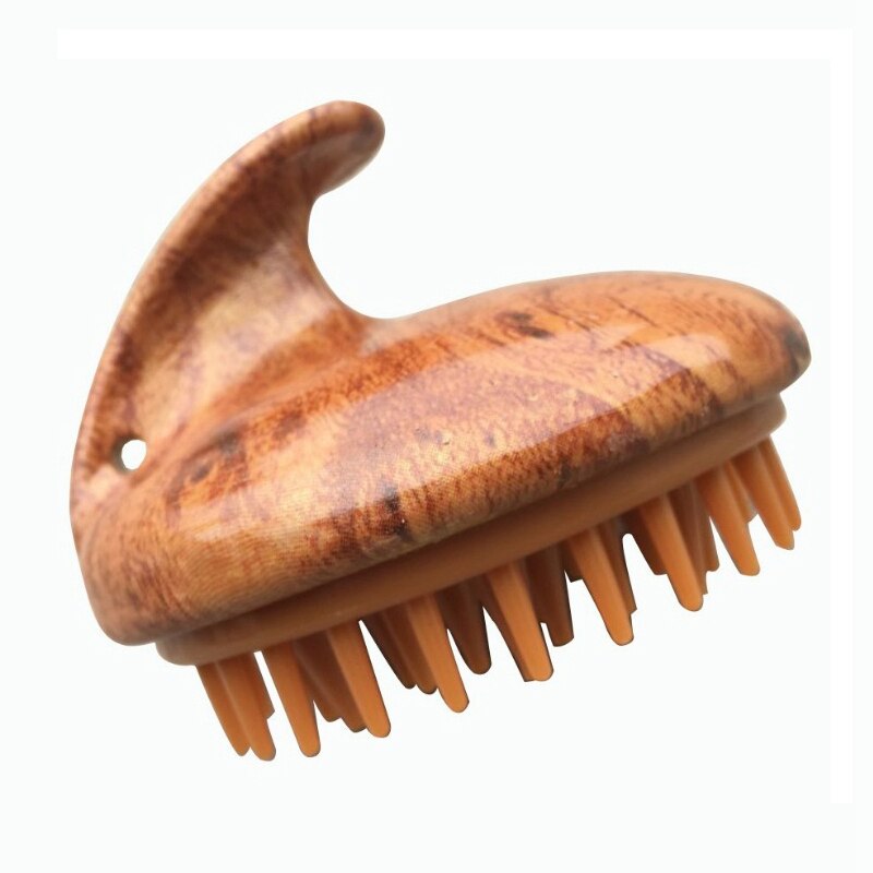 Silicone cuir chevelu shampooing Massage brosse lavage masseur tête de douche peigne à cheveux