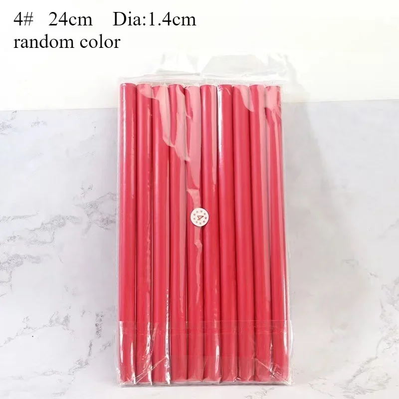 10 Stuks Flexibele Haar Krultang Haar Krultang Makers Zacht Schuim Bendy Twist Krullen Flexi Rollers Styling Tools Haar Roller Geen warmte: GRIJS
