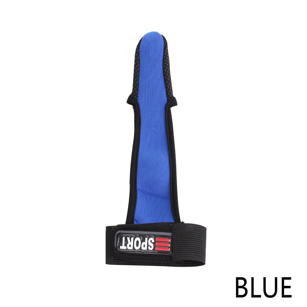 1PC Breathable Single Finger Protector Fishing Gloves Fishermen One Finger Surfcasting Non-Slip Glove Fishing Accessory: blue