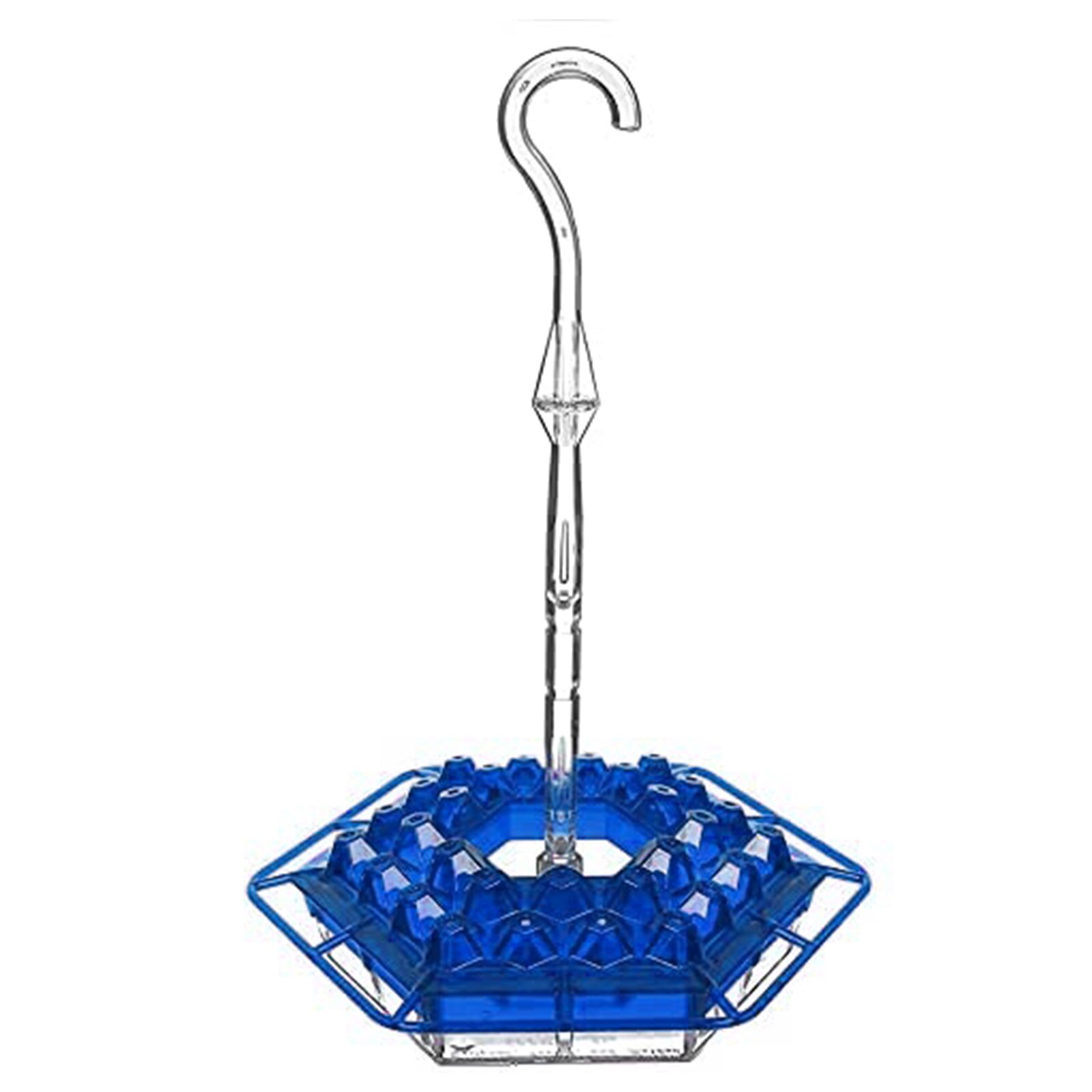 1pc Hummingbird Feeder for Outdoors 30 Feeder Ports No Leak Hanging Window Wild Bird Feeder for Outdoor Garden: Blue