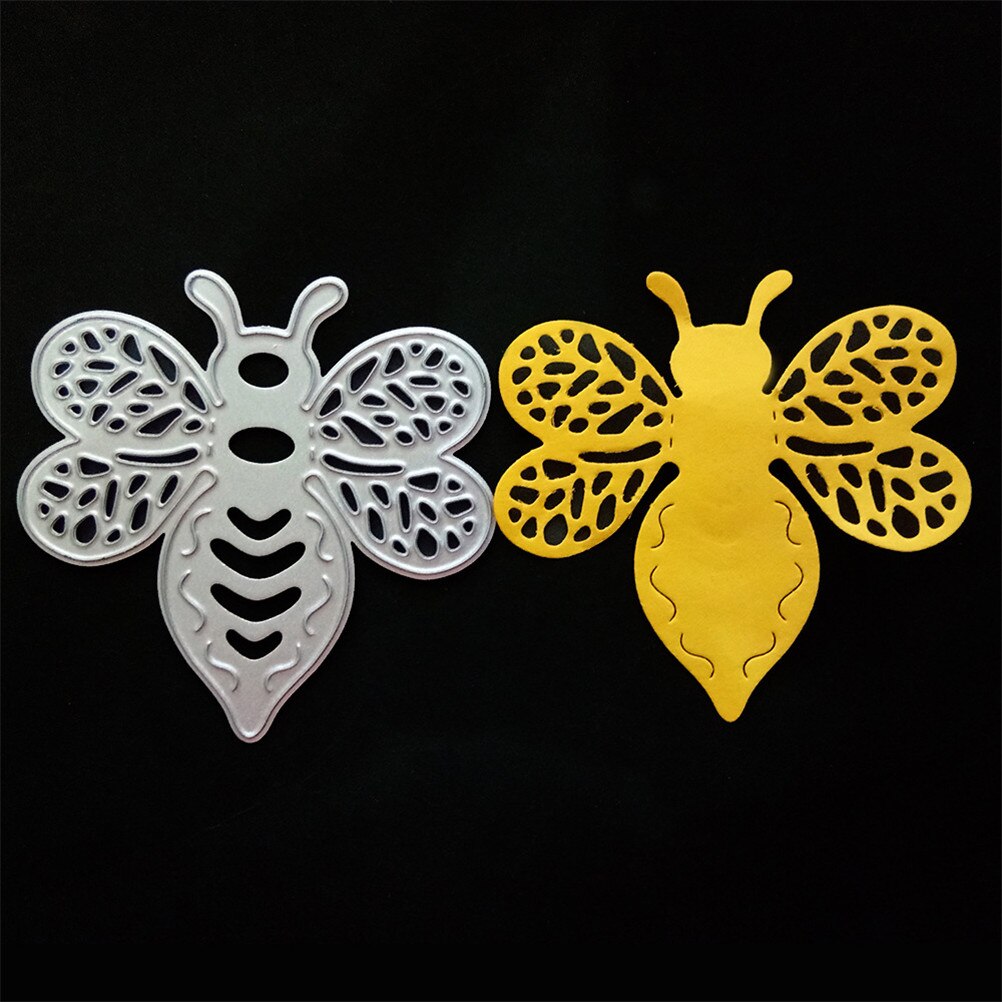 Cute Bee Metal Cutting Dies Stencils For DIY Scrapbooking Die Cuts Wedding Card Photo Album Embossing Crafts Dies