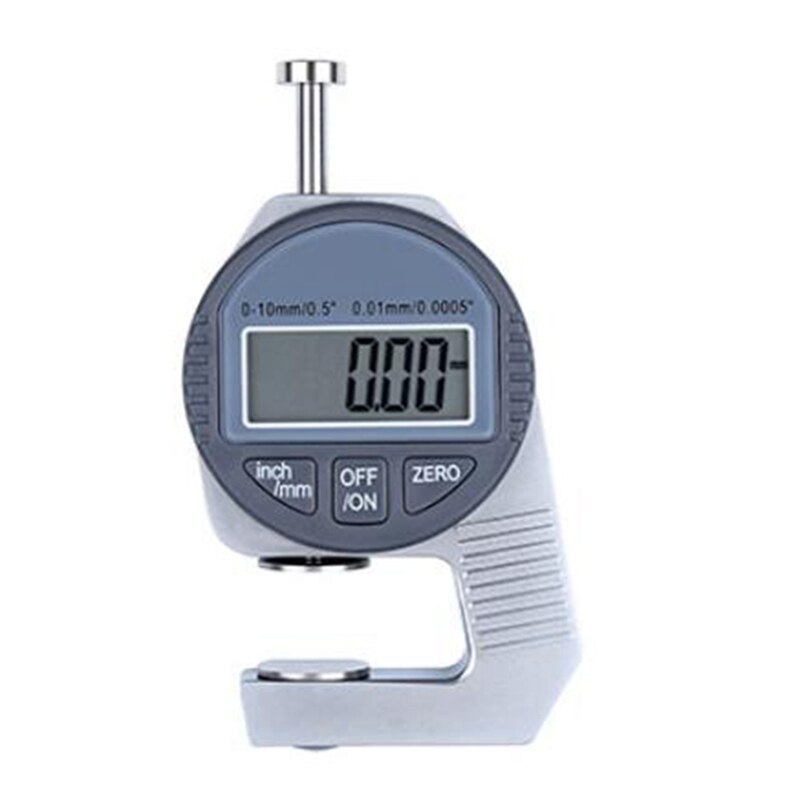 Digital Thickness Gauge Electronic Thickness Meter Measure Thickness Of Paper Cloth Thin Metal Micrometer 0.01Mm: Brown