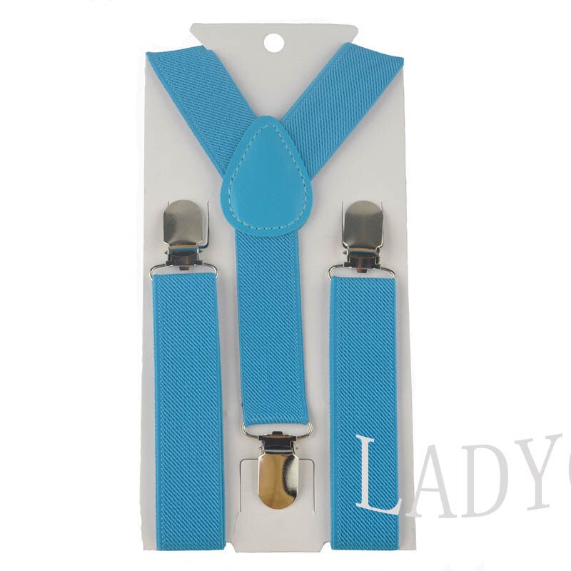 Soild Color Children Belt Baby Boys Girls Suspenders Clip-on Y-Back Braces Elastic Kids Adjustable suspenders suspenders: a15