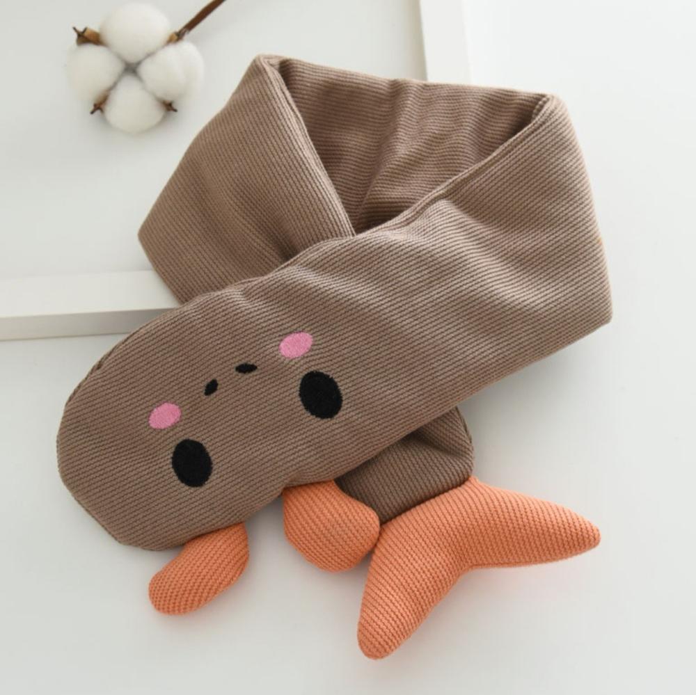 Écharpe d'hiver pour enfants, châle épais à col, garde au , pour garçons et filles, ZZ-355