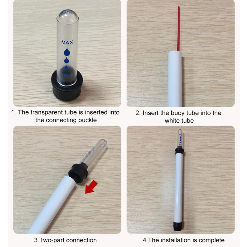 Water Level Meter Watertekort Herinnering Display Plug Ingemaakte Vocht Gauge Indicator Hydrocultuur Tuin Planten Vochtigheid Sensor