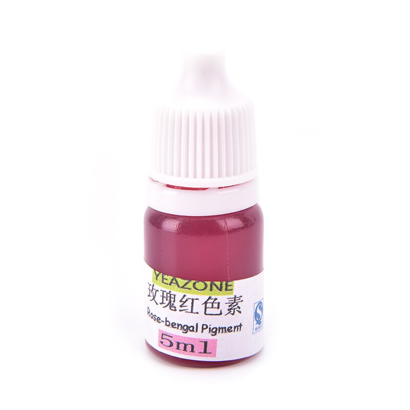 5ml pigment håndlavede sæbefarvestof pigmenter håndlavede sæbebasefarver flydende pigment 8 farver farvestof værktøjssæt materialer: Rose