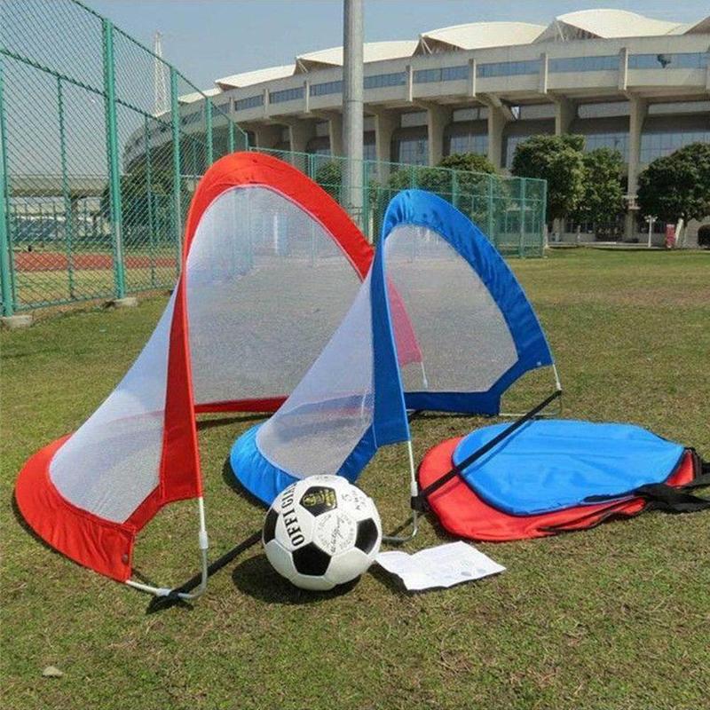 Red de portería de fútbol plegable para niños, juguete para interior y exterior, 1 unidad, H0M4