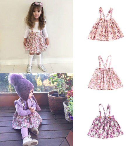 Prinses Bloemen Rok Algehele Peuter Baby Meisjes Bloemen Party Prinses Bib Jarretelle Rok Outfits