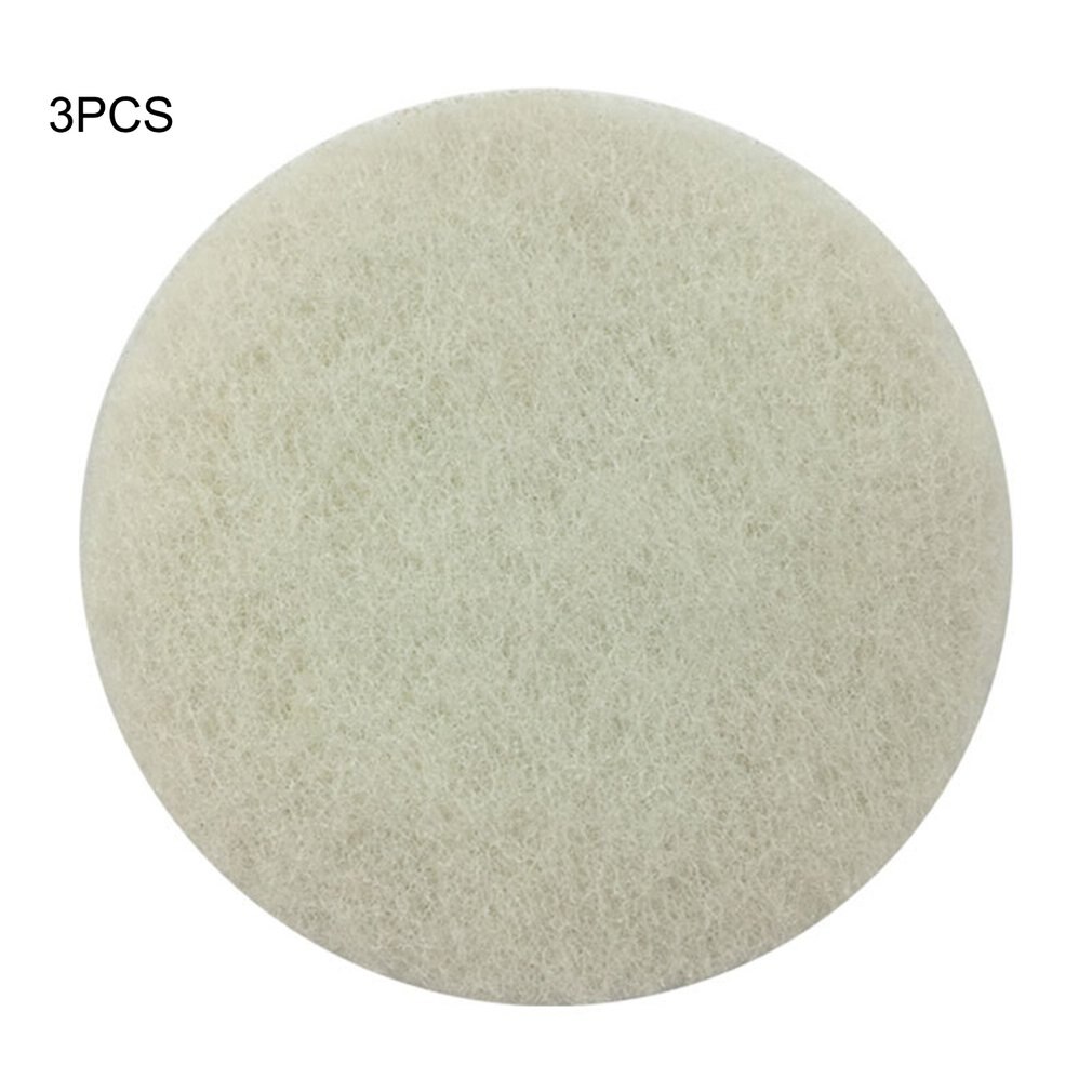 Set of 3 Wool Buffs for Machines Vehicle Polishing Cleaning Washing Tools Polish Cloth Cleanse Polishing