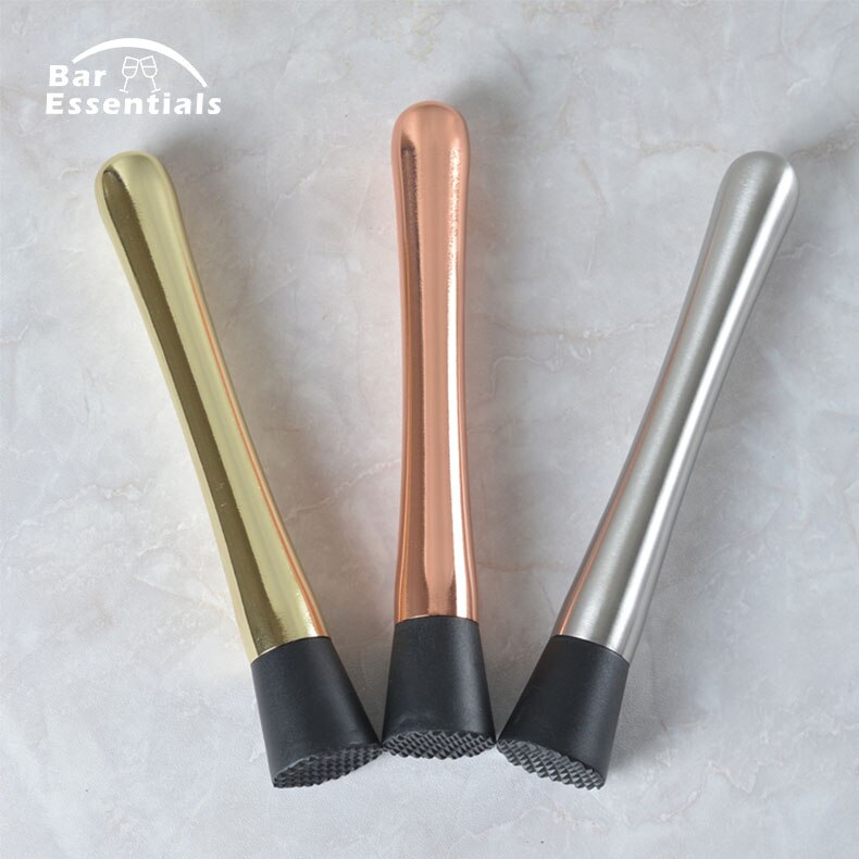 Machacador de metal de limón de acero inoxidable, herramientas para agitar, herramientas de cóctel,
