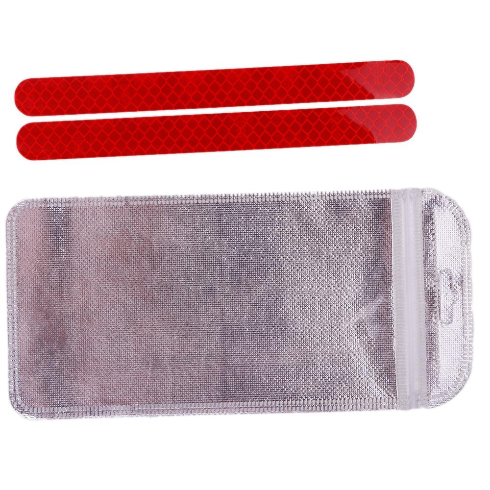 2pcs Car Rearview Mirror Stickers Universal Safety Mark Car Reflective Strip Waterproof Anti-collision Warning Tape Car-styling