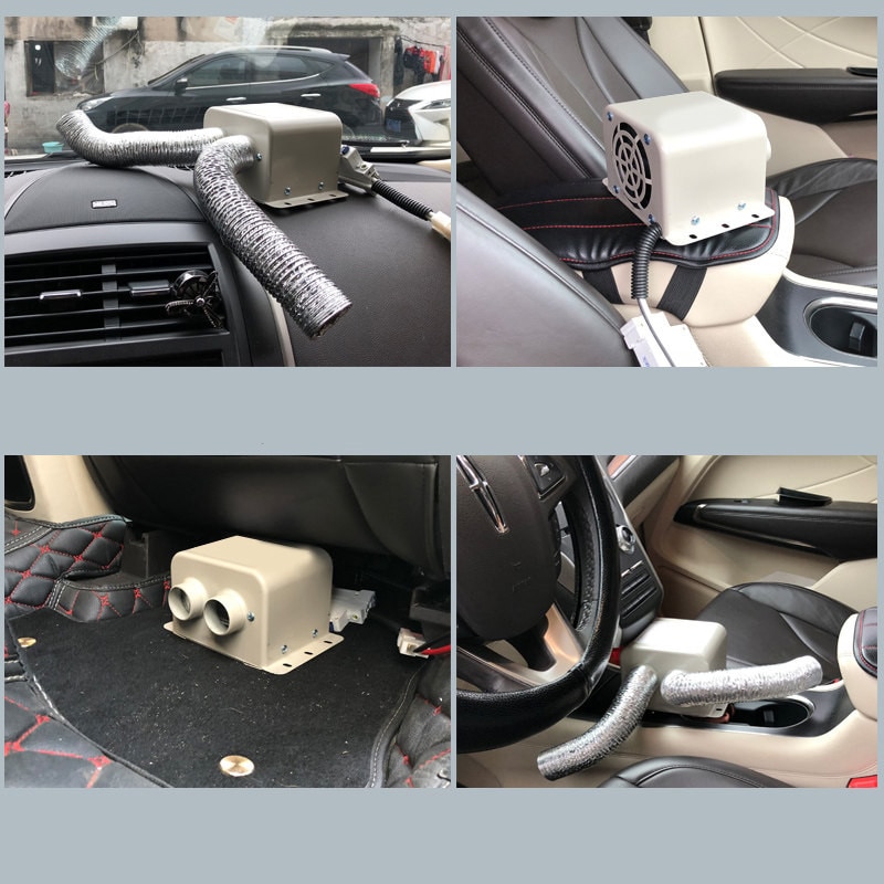Høj effekt 1000w varmeblæsere lastbil og bil vinter autovarmer varm tørretumbler glas defroster vinduesvarmer interiør tilbehør