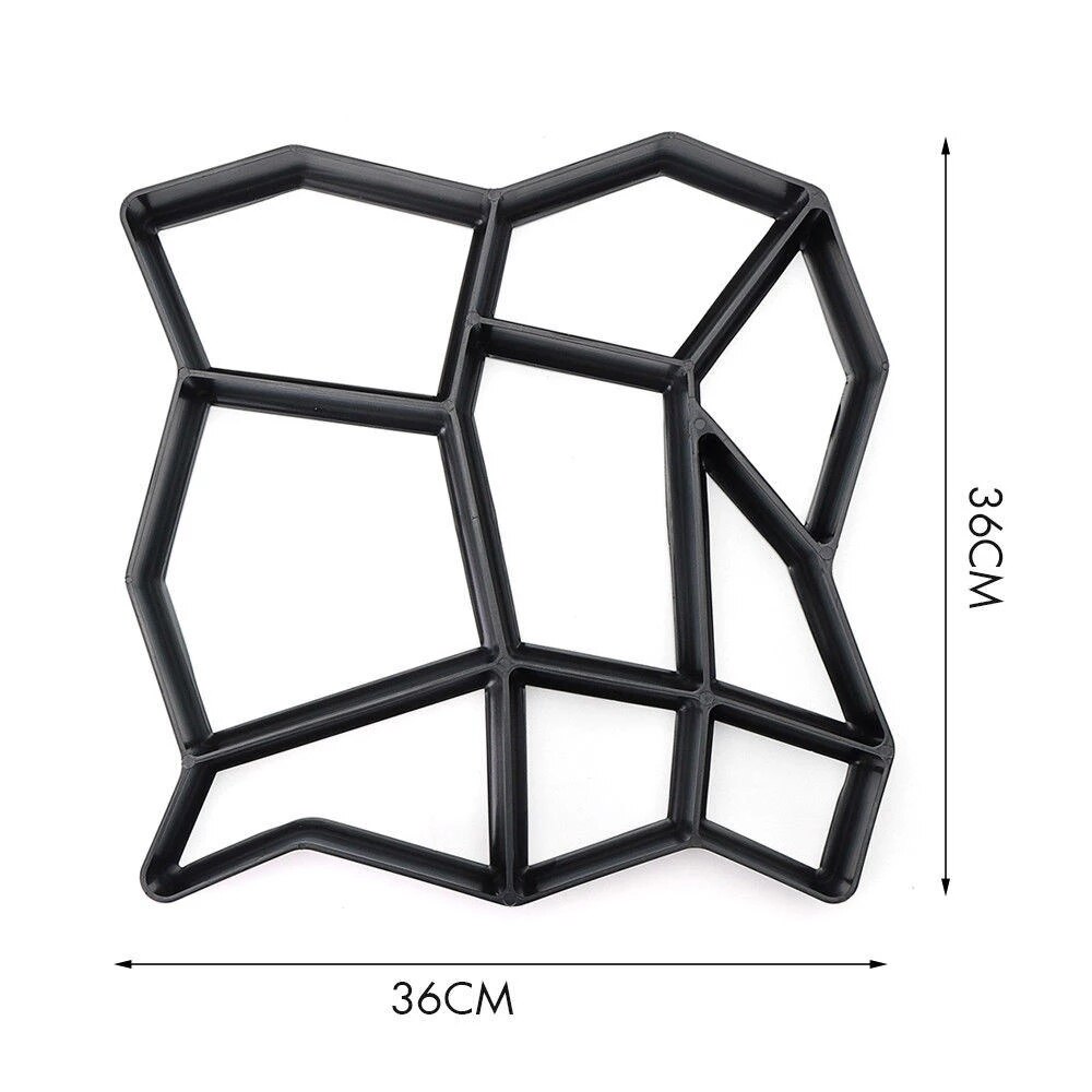 Molde de plástico para pavimentação, tijolo de pavimentação, molde para pavimentos, pavimentos de concreto, para jardim e pátio