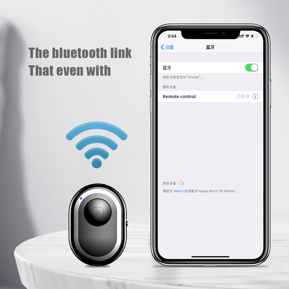 Mini Wireless Controller Bluetooth-compatible Remote Control Button Photo Self-timer Shutter Release Selfie For Android IOS