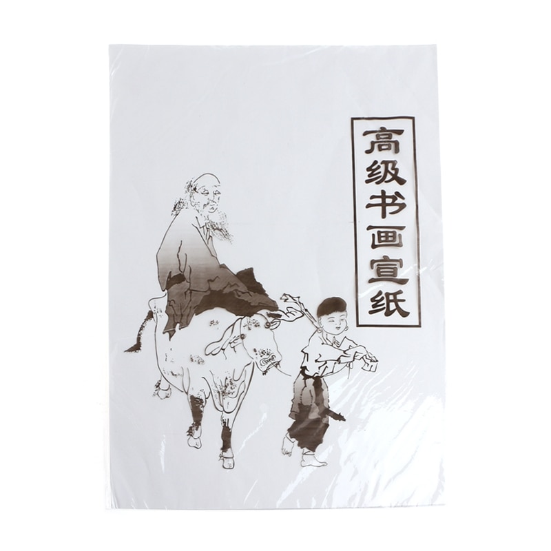 30Pcs Xuan Paper Chinese Raw Rice Paper Painting Calligraphy 49x34cm / 35cmx26cm