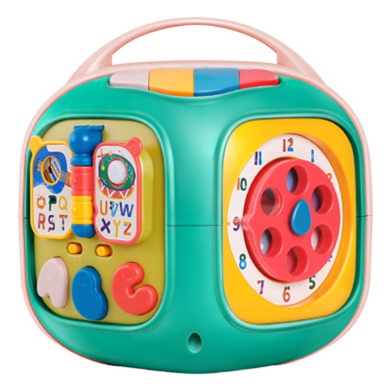 Multifunktionelt musikalsk legetøj toddler baby musik boks finmotorik færdighed læring uddannelse blok klassificering pædagogisk legetøj: Default Title