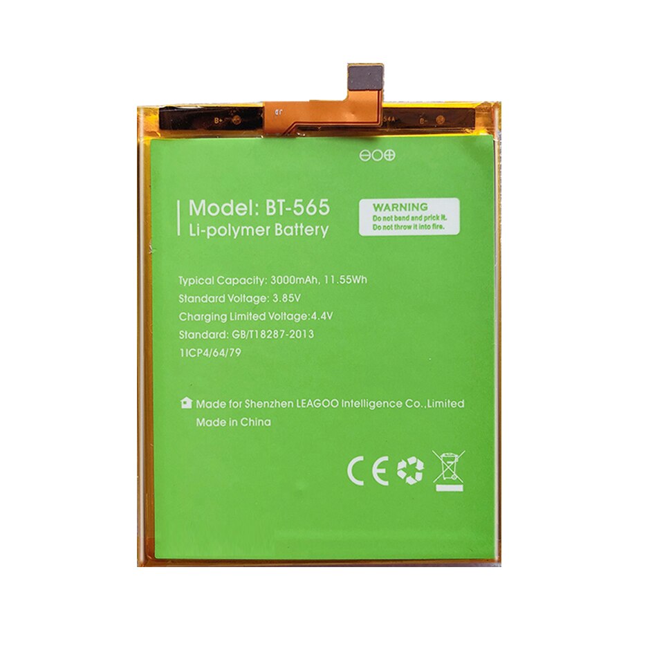 Bateria bt565/bt566 3000mah para leagoo kiicaa mix t5 t5c bt565 bt566 bateria