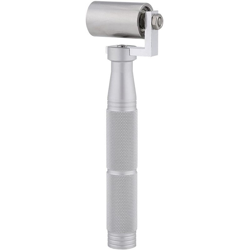 Retail 40mm Stainless Steel Wallpaper Seam Roller Tool Flat Pressure DIY Plate Hand Roller Paint Tool