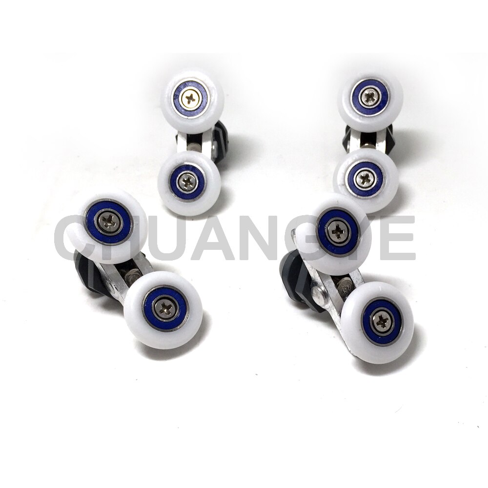 8 X Douche Deur Vervanging Roller Wiel Runner Diameter 27mm