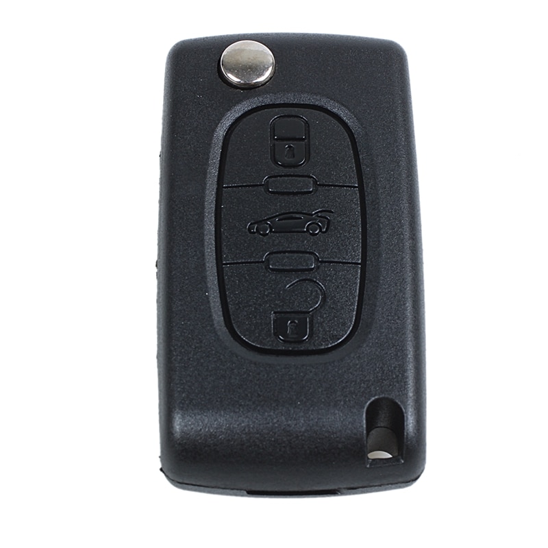 Fjernbetjening til peugeot 407 og 407 sw foldbare 3 knapper