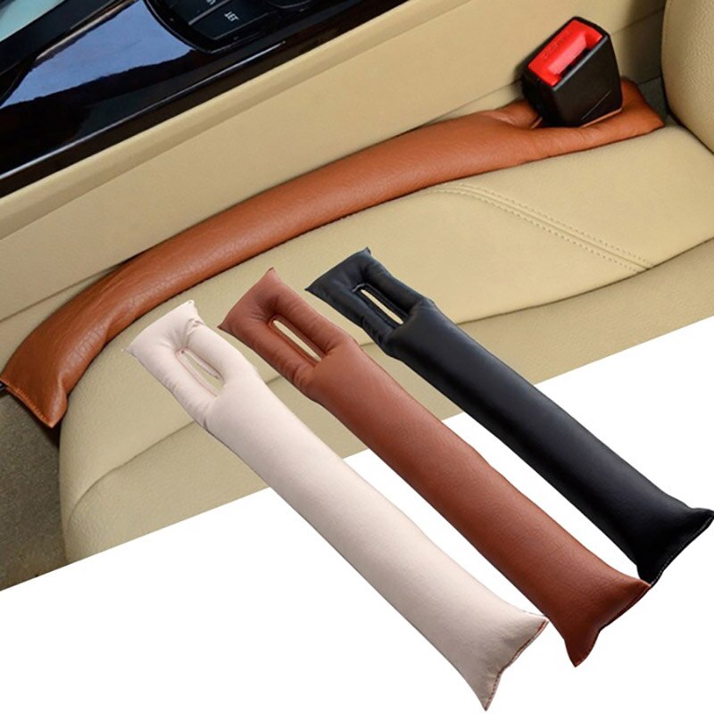 1pc pu lederen voorstoel gap stopper lekvrije stop pad vuller spacer mat kussenhoes auto accessoires universele pasvorm