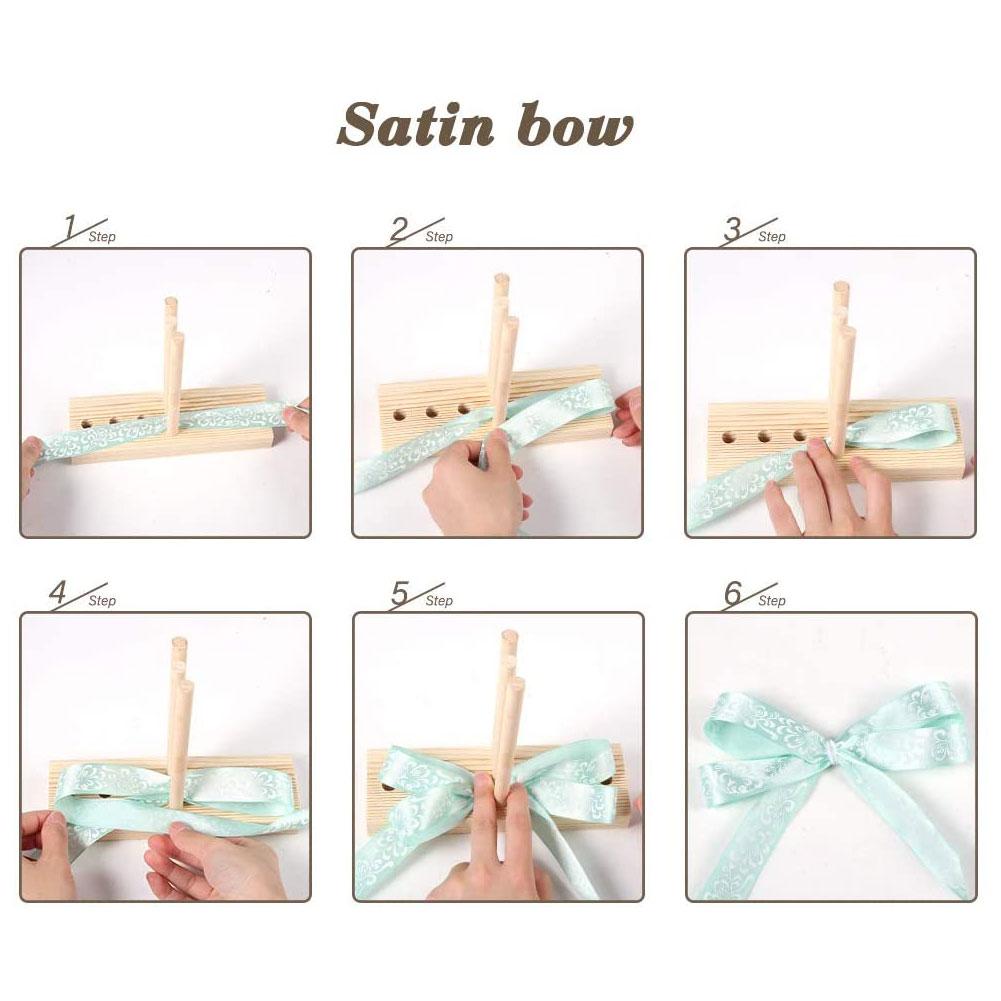 Lint Strik Maker Houten Krans Buigen Maken Tool Diy Lint Ambachten Voor Party Verjaardag Decoratie
