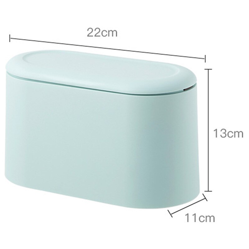 Waste Bin Small Trash Can Mini Desktop Litter Trash Tabletop Trashbox for Desk Car Trash Bin Pink