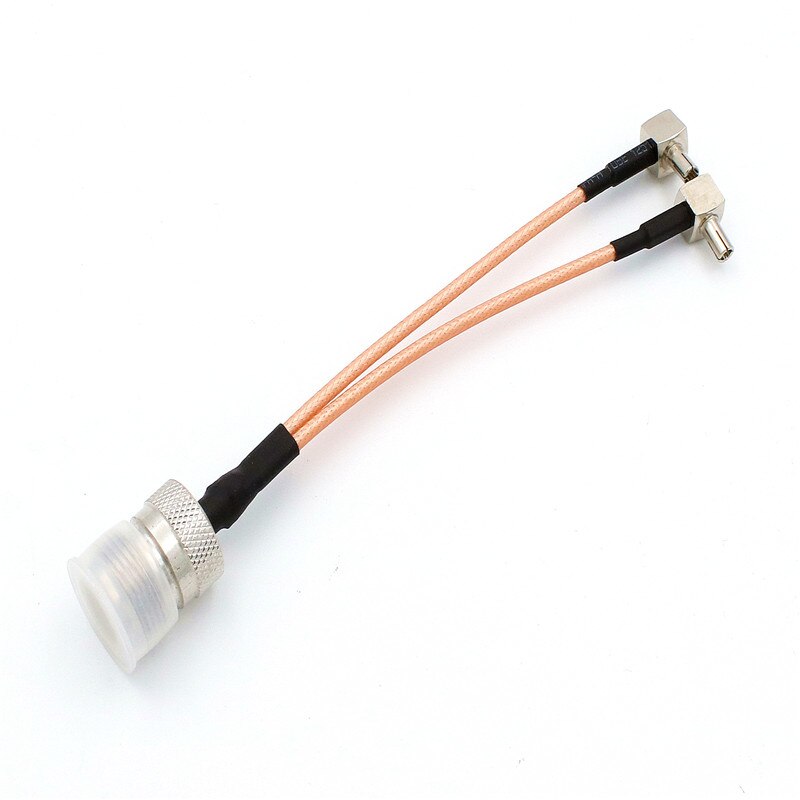 N female to 2 TS9 connector 3G 4G LTE Antenna connector Splitter Combiner RF Coaxial Pigtail Cable: Default Title