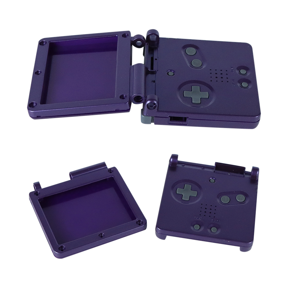 Funda transparente para GBA SP, carcasa de repuesto para Game Boy Advance SP, 1 piezas