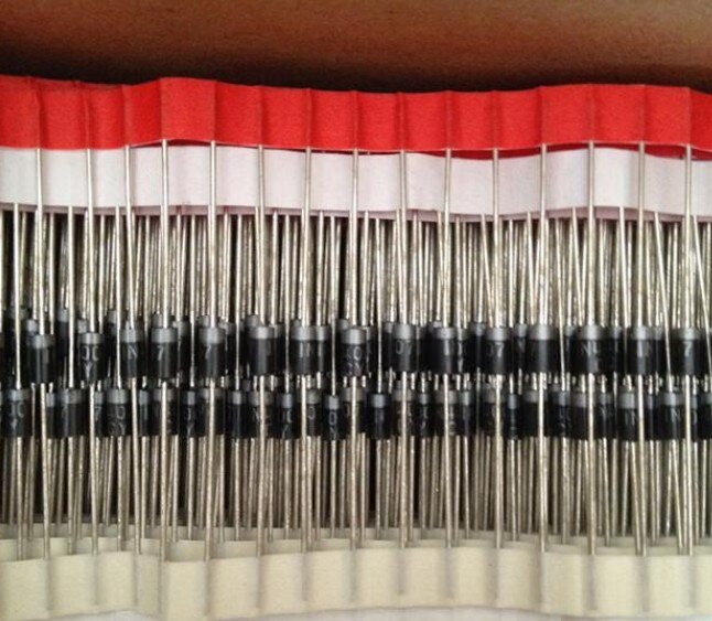 In-line 1N4007 rectifier diode IN4007 1A/1200V In-line taping bulk DO-41