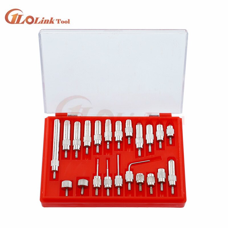 Dial Indicator 0-10mm Lug Back Test Gauge and 22pcs Anvil Point Set Thread 2.5mm Measuring Tool