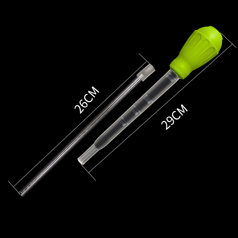 Sifón para acuario, pipetas alargadas, aspiradora para pecera, herramienta de limpieza Simple para cambiador de agua de acuario, 29cm, 54cm, 30ml y 50ml: Rosa