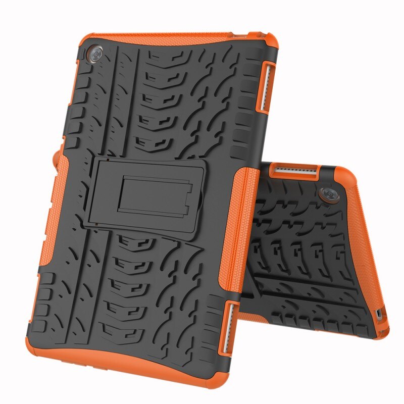 Étui pour Huawei MediaPad M5 Lite 10 BAH2-W19/L09/W09 10.1 "étui pour tablette housse de support antichoc pour Huawei Mediapad M5 Lite 10: Orange