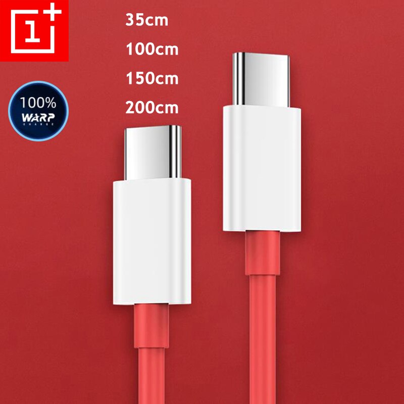 opprinnelig oneplus 8t renning laderkabel til en pluss 1+ 8 7 pro 7t 6t 6 5t 5 3t 65w 6.5a type c til type c kabel usb pd usb-c ledning