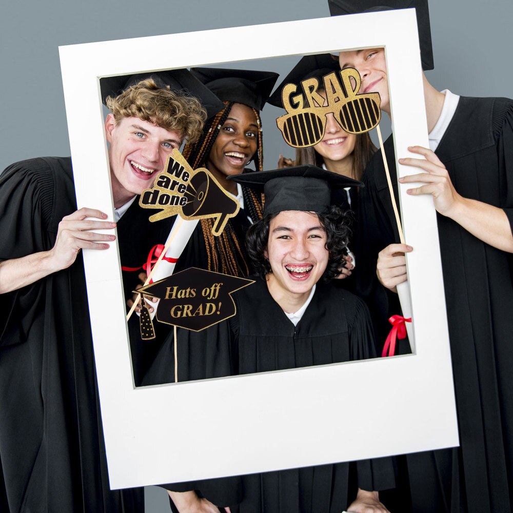 20pcs Graduation Theme Photo Booth Props Photo Props Selfie Props Photo Holders